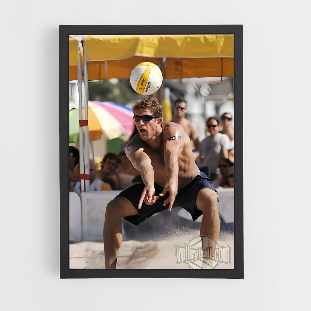 Poster L'Esprit du Sable – affiche Beach-volley (vue 2)